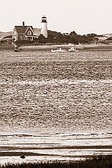 Sandy Neck Lighthouse - Sepia Tone